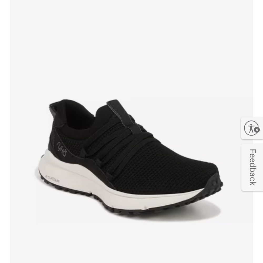 RYKA women’s Jumpstart Lace Slip-On Sneaker black 8.5